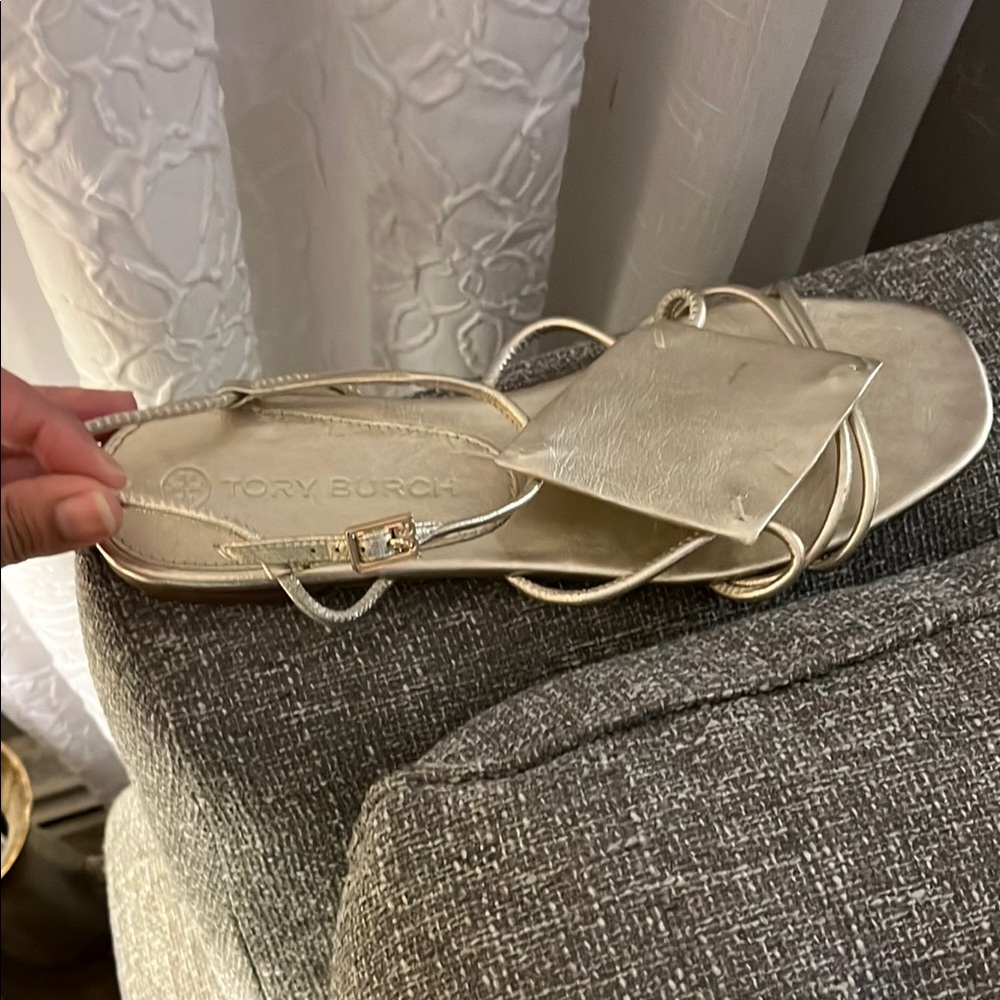 Tory Burch Women's Gold Sandals